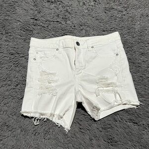 White American Eagle Jean Shorts